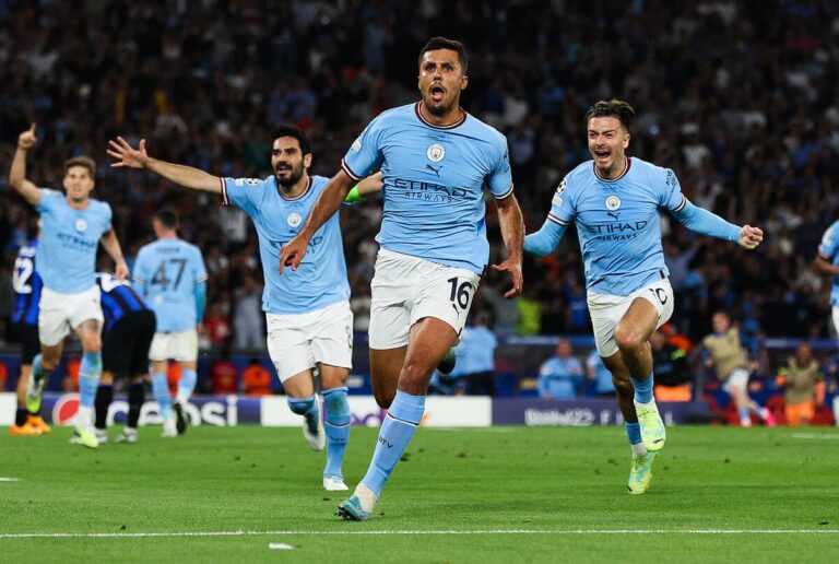 Man City finally hold their first Champions League ‍!