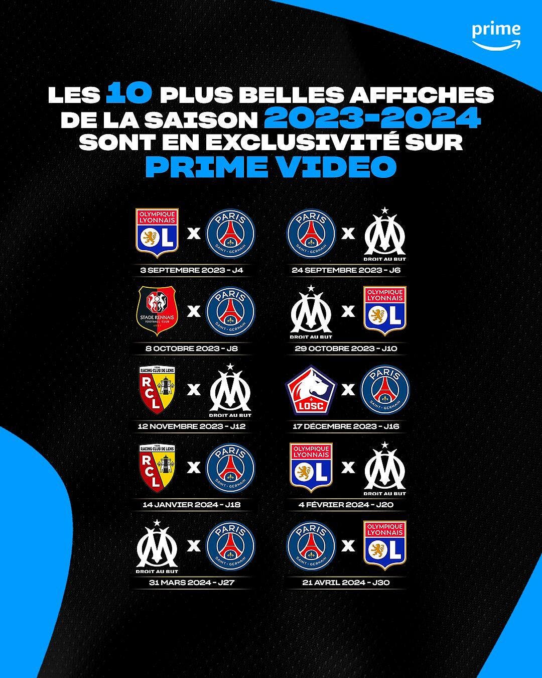 Calendar ‍: Ligue 1 clashes revealed