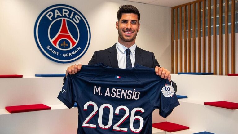 Marco Asensio joins PSG until 2026