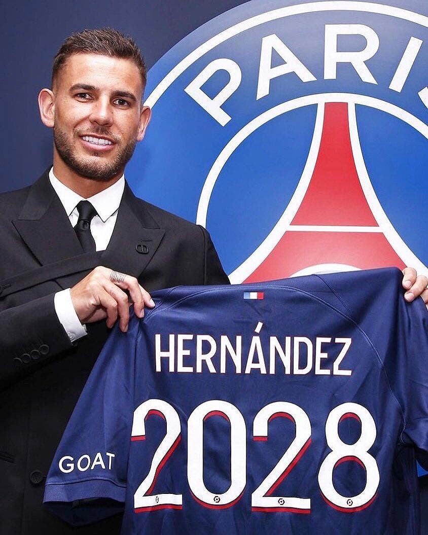 PSG ‍: Lucas Hernandez signs with PSG for 45 ME