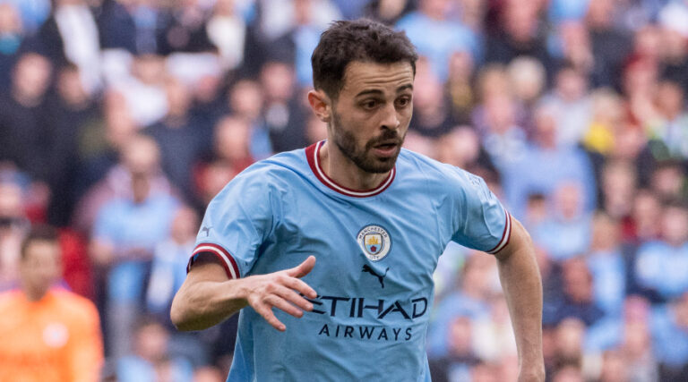 Bernardo Silva, and here is Barça again