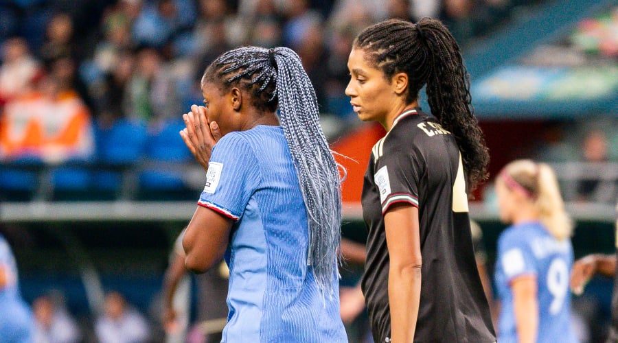 Les Bleues already upset!