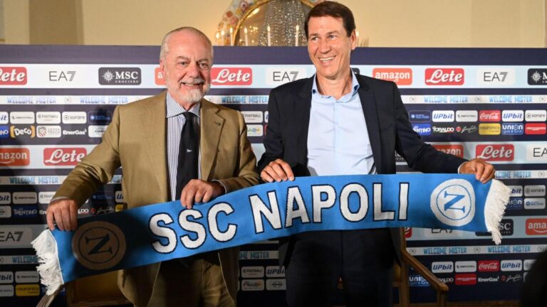 Napoli: President Aurelio De Laurentiis declares his love for Rudi Garcia