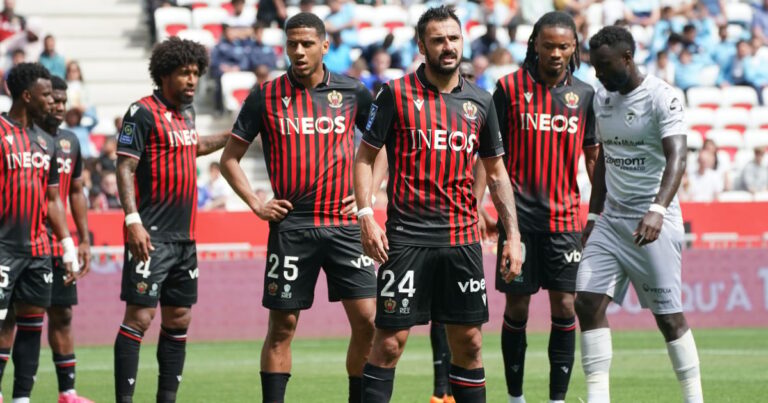 OGC Nice in the hard, a taulier on the start