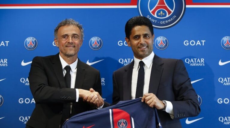 The worst president in history is at PSG