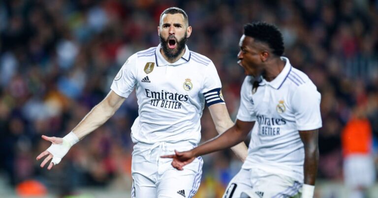 Vinicius wants to do like Benzema