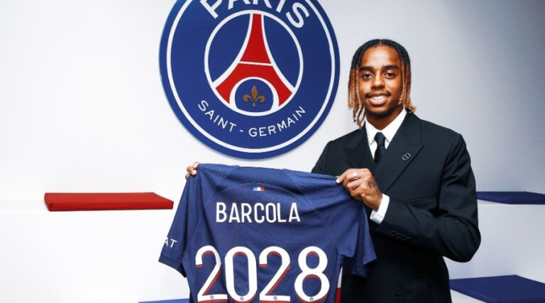 Barcola at PSG, it's official