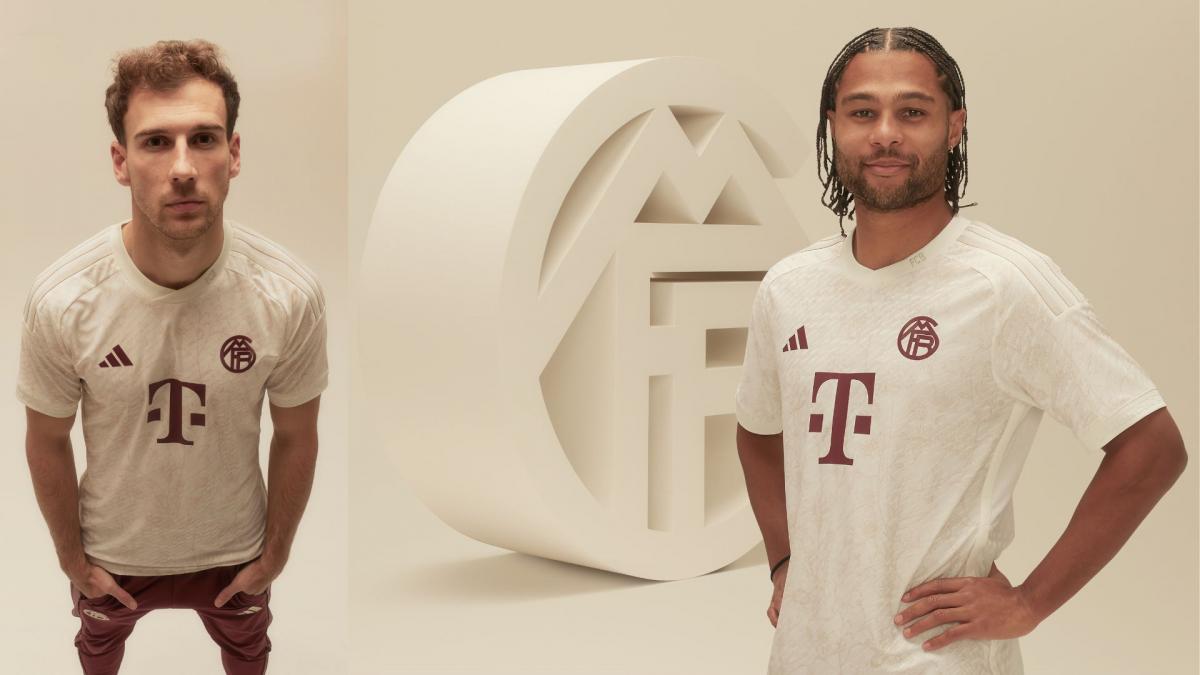 Bayern Munich presents its third jersey for the 20232024 season