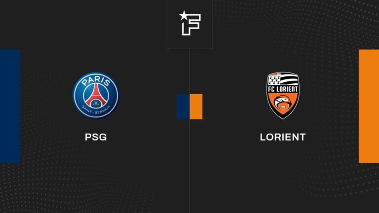 Follow the match Paris Saint-Germain-Lorient live commentary Live Ligue 1 20:50