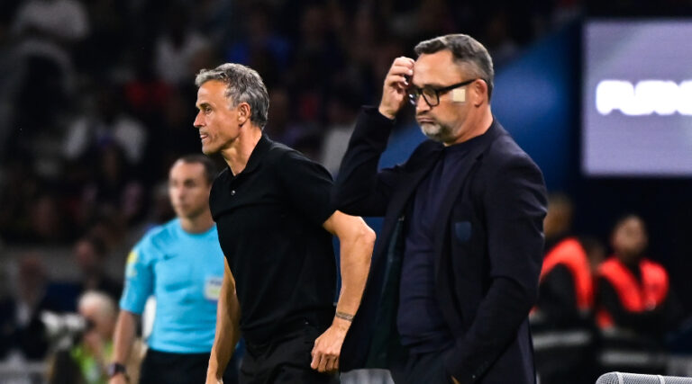 Franck Haise bows to Luis Enrique's PSG