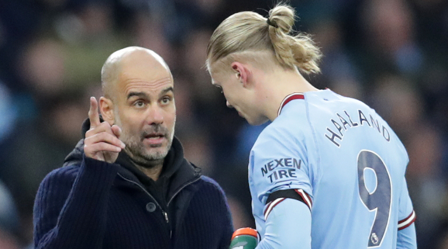 Guardiola, the humiliating scene for Haaland