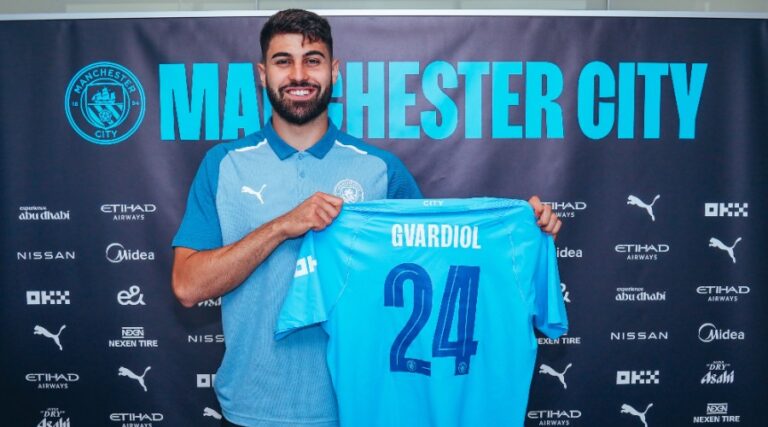 Man City make Gvardiol official