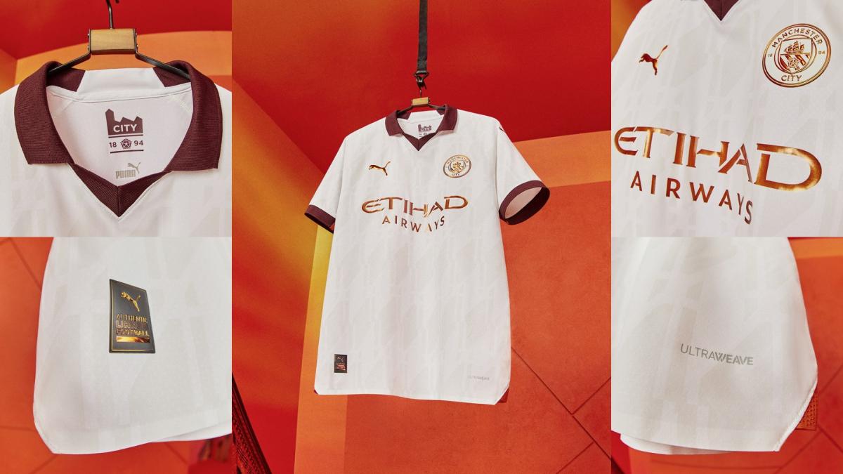 The Manchester City away shirt for the 2023-2024 season