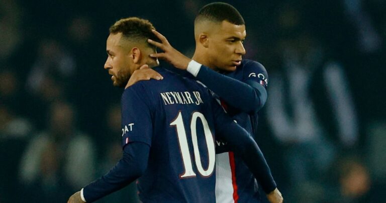 Neymar charges PSG and Mbappé