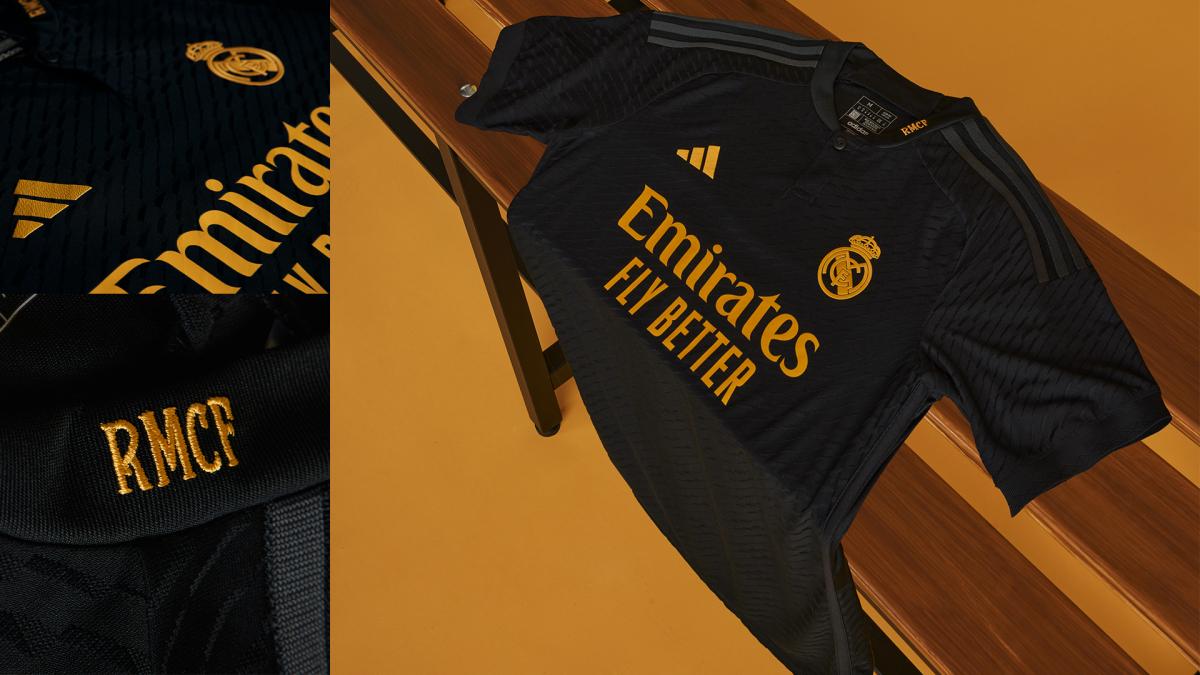 Real Madrid presents its third jersey for the 2023-2024 season