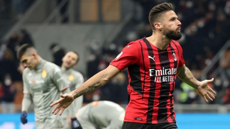 Serie A: a gala Giroud gives victory to Milan