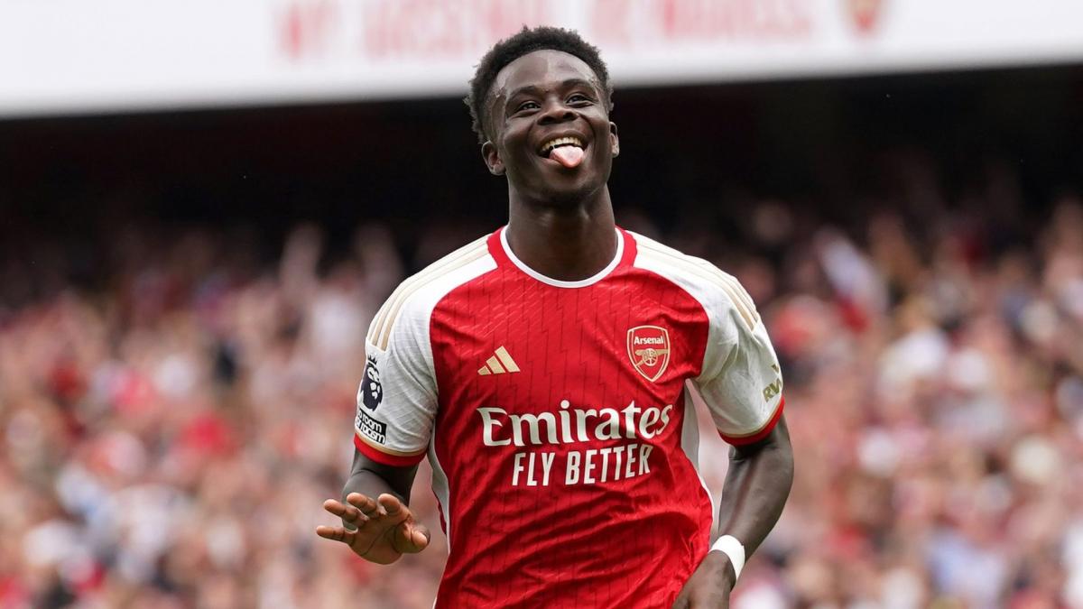 Video: Bukayo Saka's superb goal for the break against Nottigham Forest