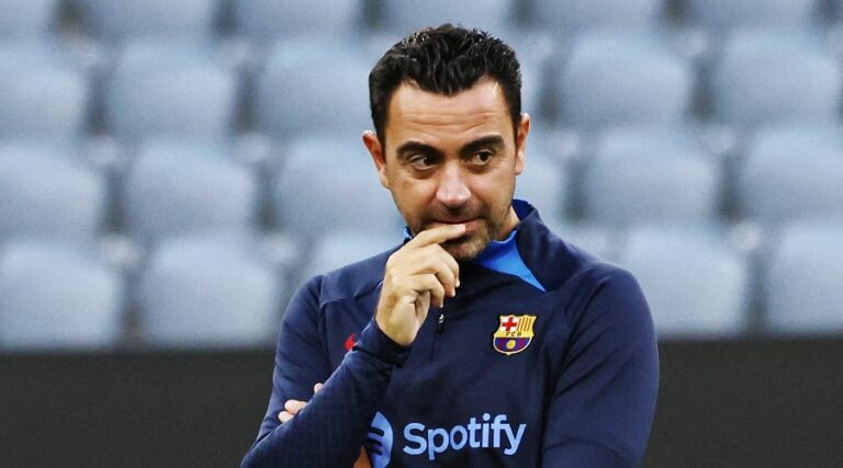 Xavi ignites for a Barça player!