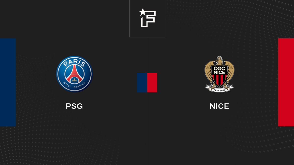 Follow the Paris Saint-Germain-OGC Nice match live with commentary Live Ligue 1 8:50 p.m.