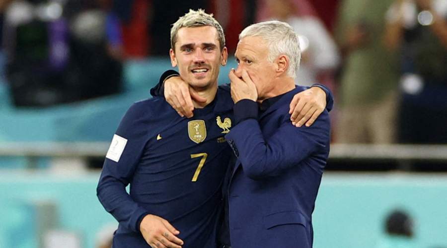 Griezmann, his explanation on his exchange with Deschamps