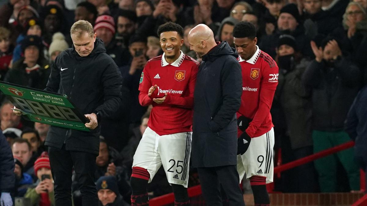 Manchester United: Erik ten Hag sets his conditions for the return of Jadon Sancho