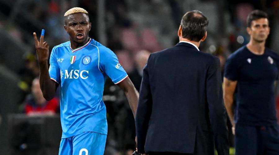 Naples: Osimhen's apology to Rudi Garcia