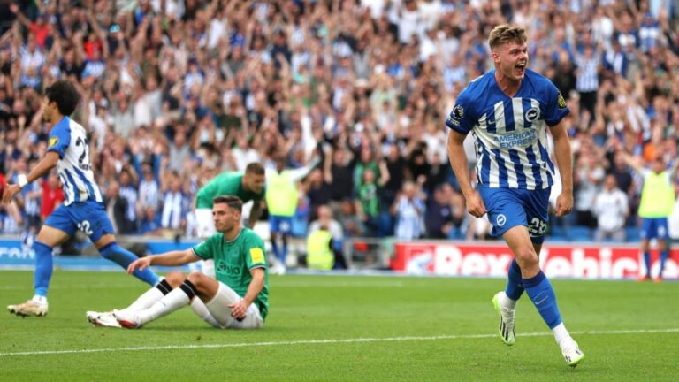 PL: Brighton offers the scalp of Newcastle thanks to a hat-trick from Ferguson