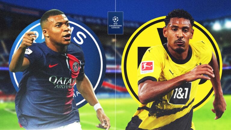 PSG-Borussia Dortmund: probable line-ups