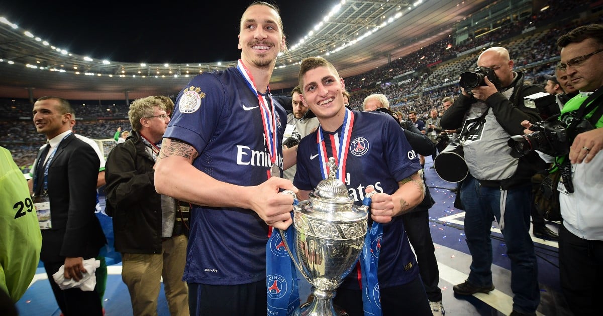 PSG: Zlatan Ibrahimovic pays tribute to Marco Verratti