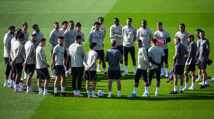 PSG, the moment of tension in training