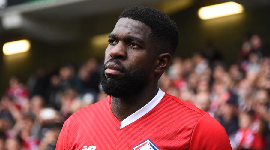 Umtiti at the hospital