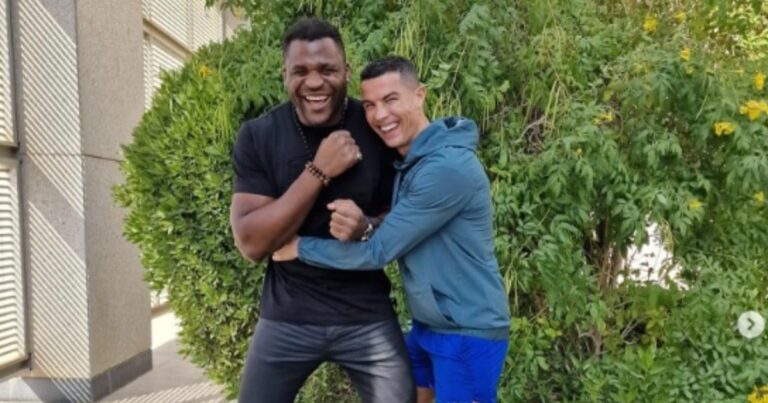 100,000 euros, Ronaldo's gift to Ngannou