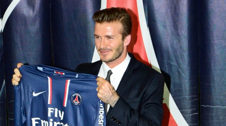 Beckham provokes PSG supporters