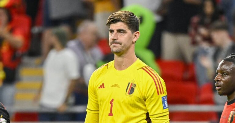 Courtois breaks his image!  Finally a beautiful statement