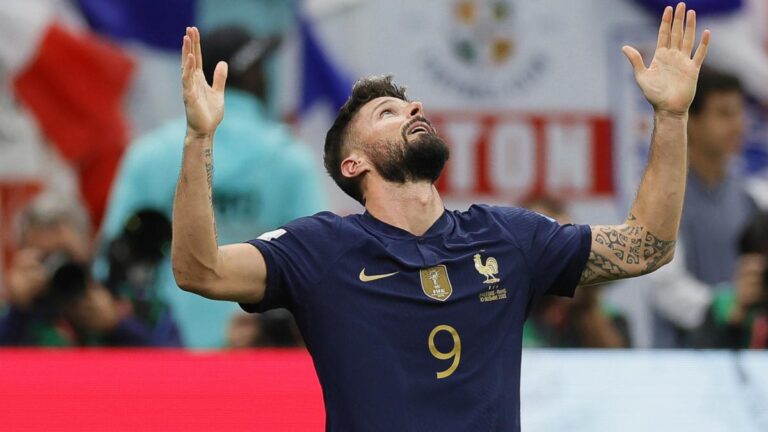 EdF: new record for Olivier Giroud in Blues