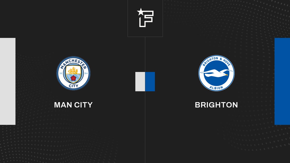 Follow the Manchester City-Brighton match live with commentary Live Premier League 3:50 p.m.