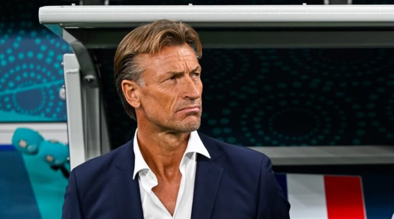 Hervé Renard in embarrassment