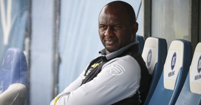 In Strasbourg, Patrick Vieira is about to jump!