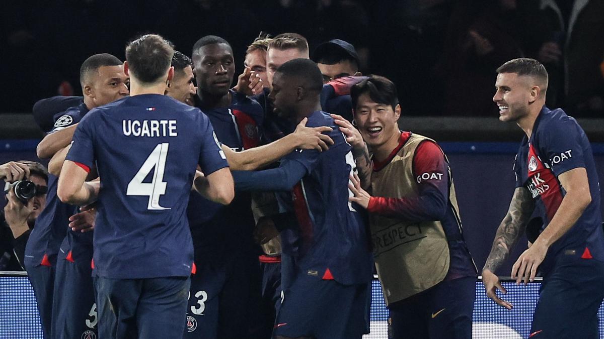 LdC: PSG regains the lead of its group after its great success over AC Milan