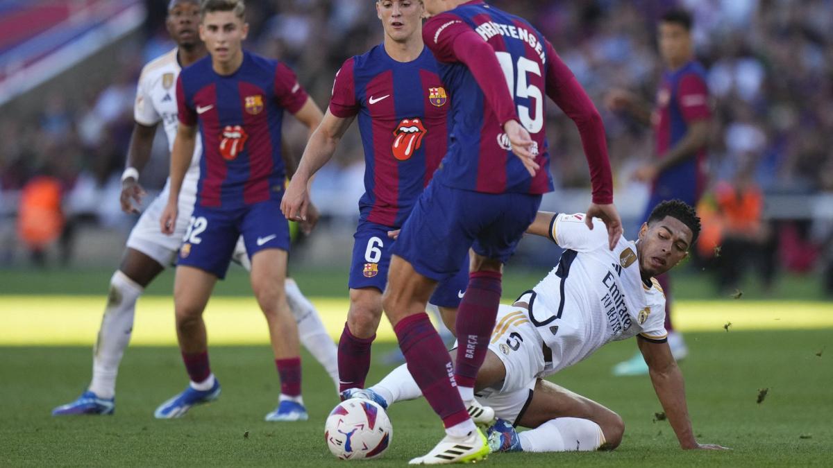 Liga: Real Madrid overthrow Barça in the Clasico thanks to a double from Jude Bellingham