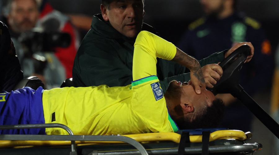 Neymar, the terrible injury