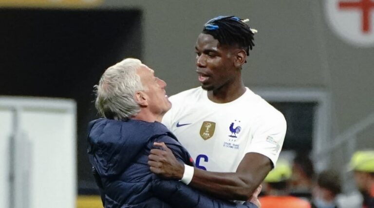 Pogba, goodbye to the Blues?  Deschamps responds