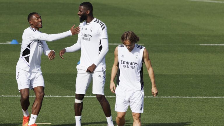 Real Madrid: the group without David Alaba for the Osasuna reception