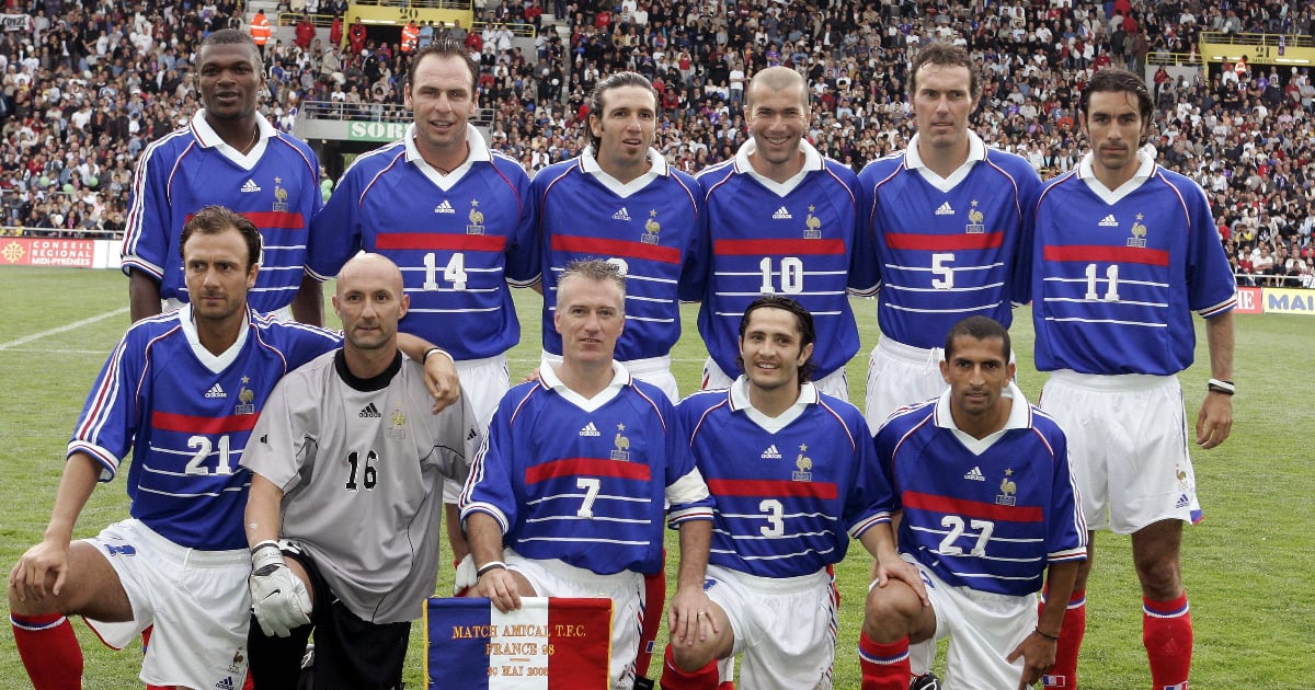 The Blues affected, a France 98 player “disfigured”