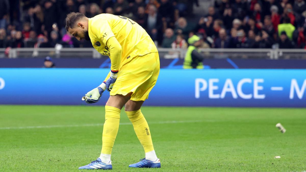 AC Milan – PSG: Gianluigi Donnarumma’s hellish evening