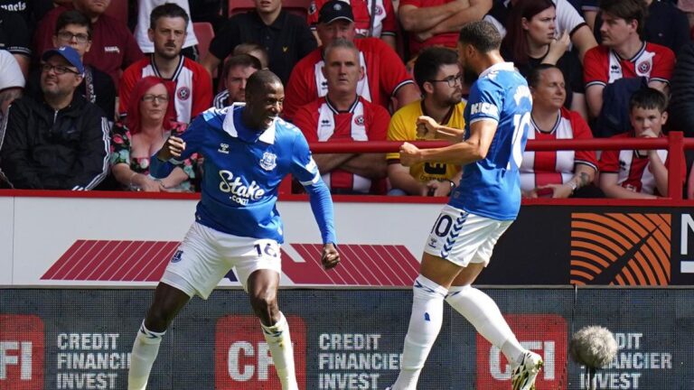 Everton shield Abdoulaye Doucoure