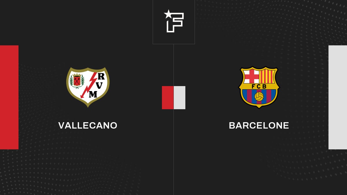 Follow the Rayo Vallecano-FC Barcelona match live with commentary Live Liga 1:50 p.m.