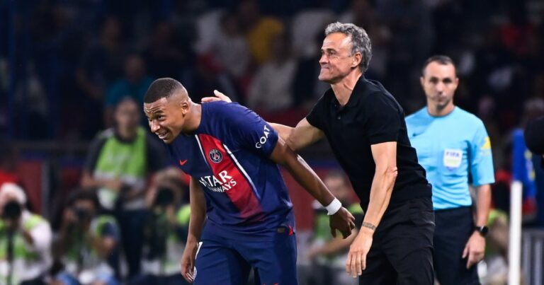 Mbappé's response, criticized by Luis Enrique