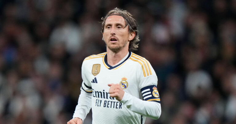 Modric, the big bloodshot