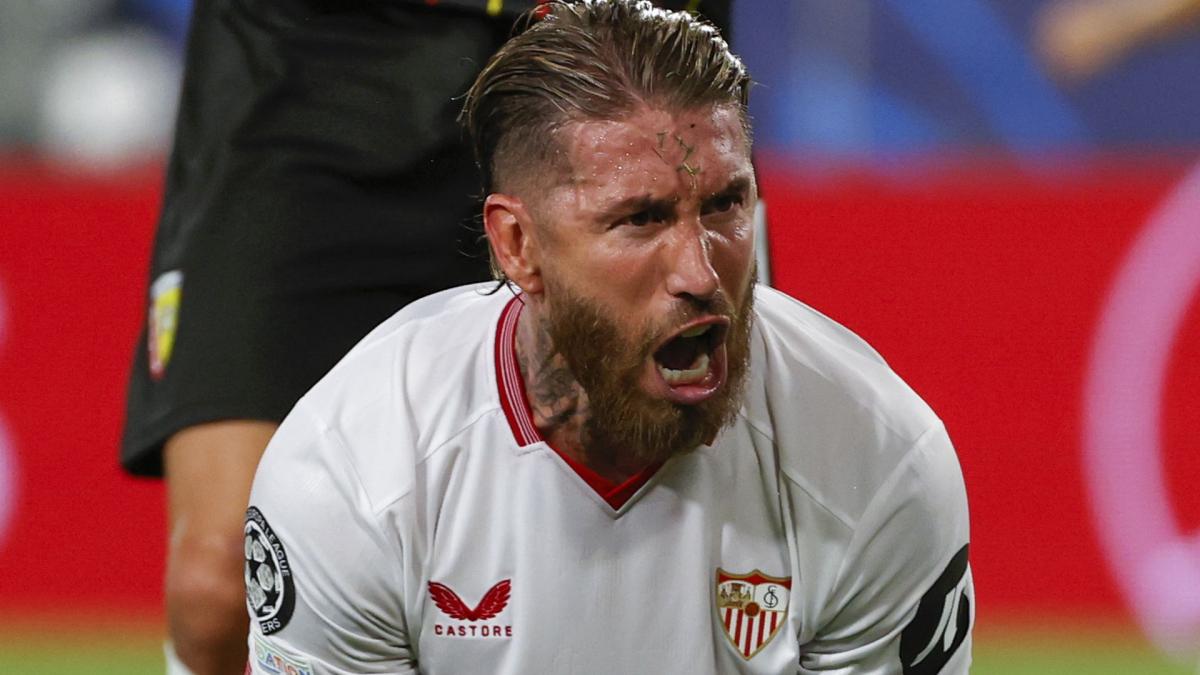 Seville: Sergio Ramos teases the referee who sent him off against Real Sociedad